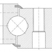 otočové ložisko jednořadé